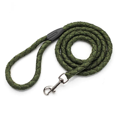 Non-Retractable Nylon Braided Dog Leash for Easy Control