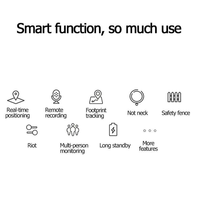 GPS Pet Tracker Collar with Multi-Function LBS Tracking